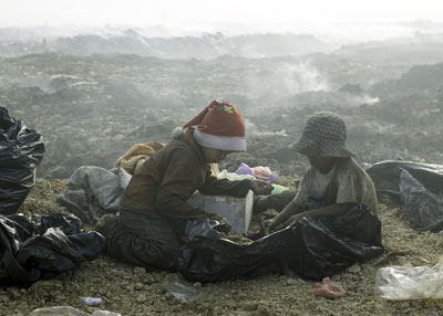 landfill santa